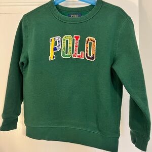 Polo by Ralph Lauren Kids Green Logo Sweatshirt